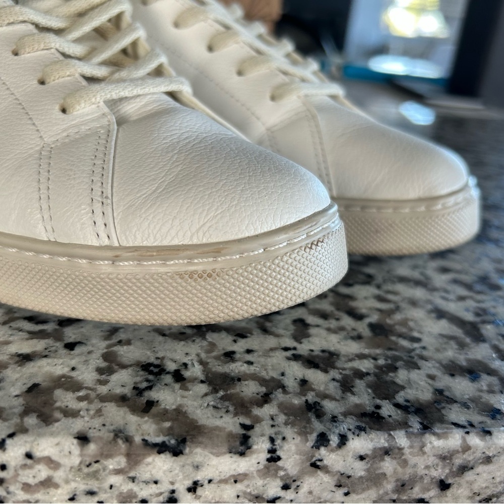 Veja Kids White/ Cream Sneaker Sz 7 - Picture 6 of 12